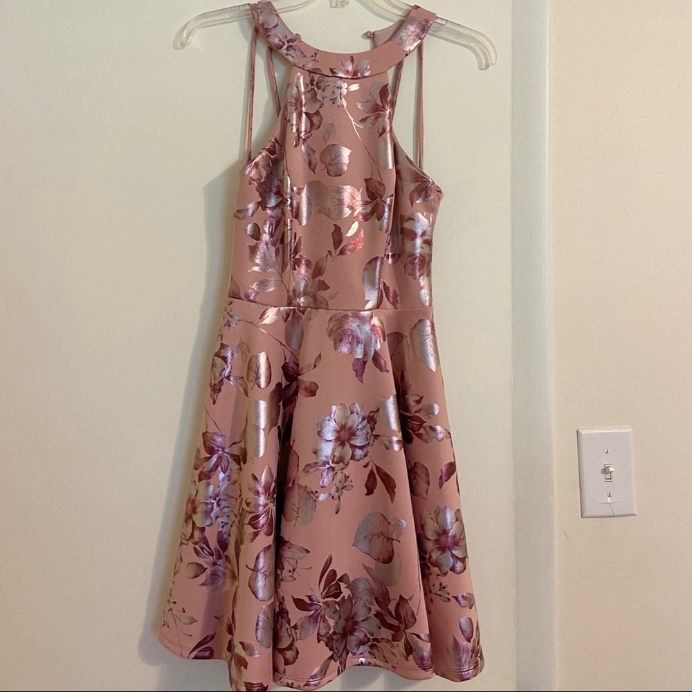 B Darlin Light Pink Homecoming Dress